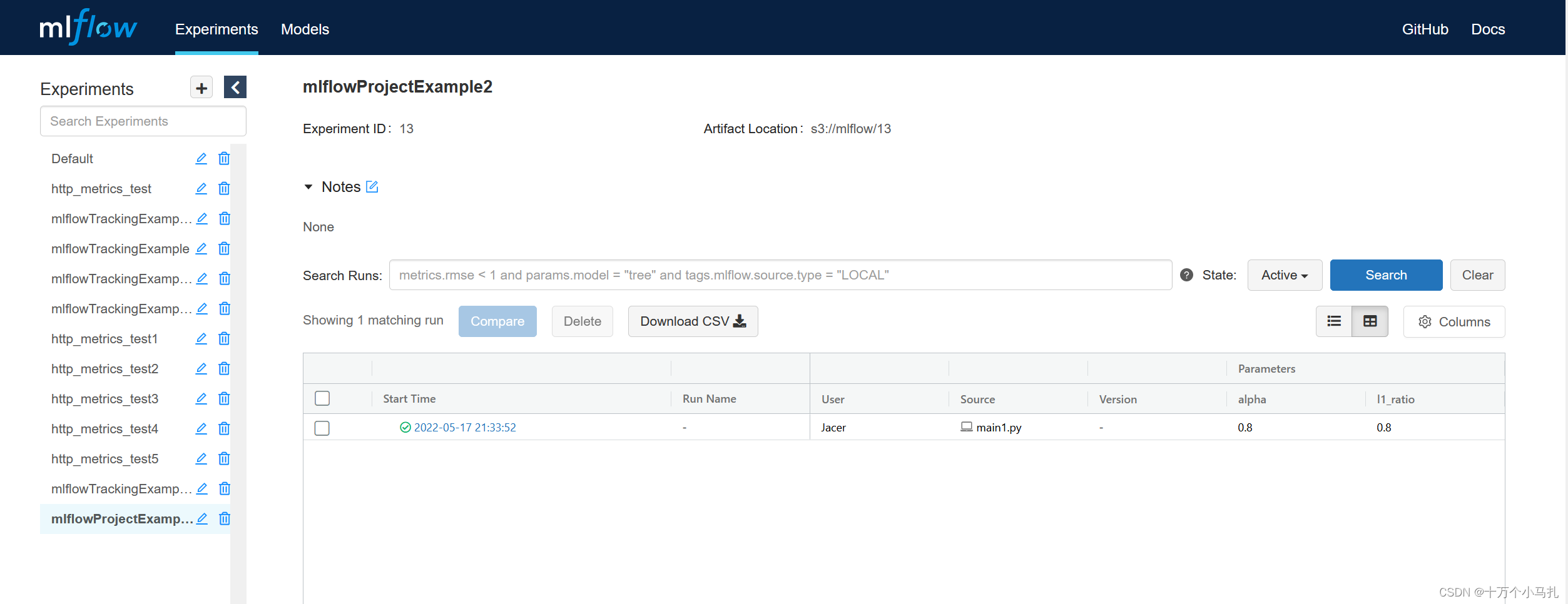 MLflow基于Windows通过Docker和Minio搭建mlflow Server_mlflow Tracking Server Gpu ...