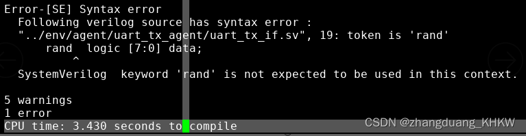 VCS编译中可能出现的ERROR和WARNING及解决方法。_cross-module reference resolution error ...