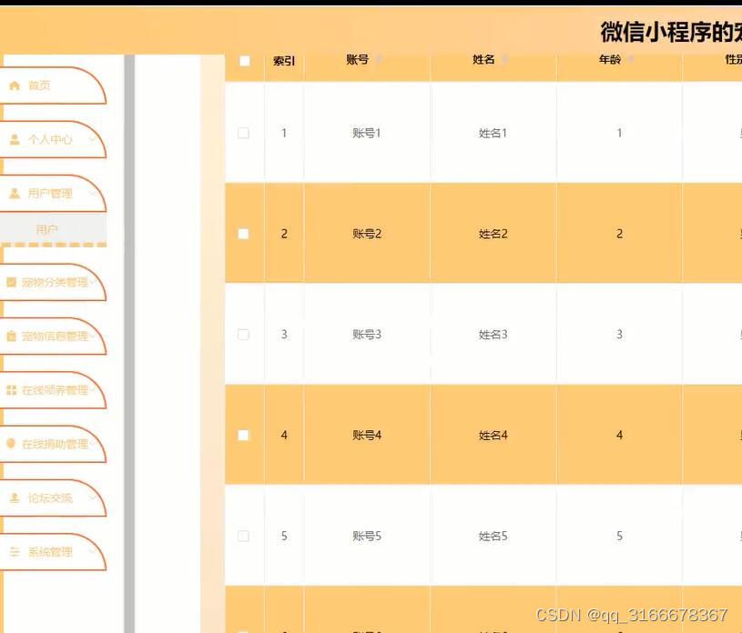 微信小程序的宠物领养平台zjtev