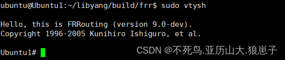  FRR（1）：Ubuntu环境上在LXC内安装FRR
