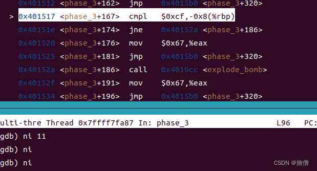 Hit 计统实验2 二进制炸弹 Gdb破解版 拆弹过程 Hit Csapp实验二 Csdn博客