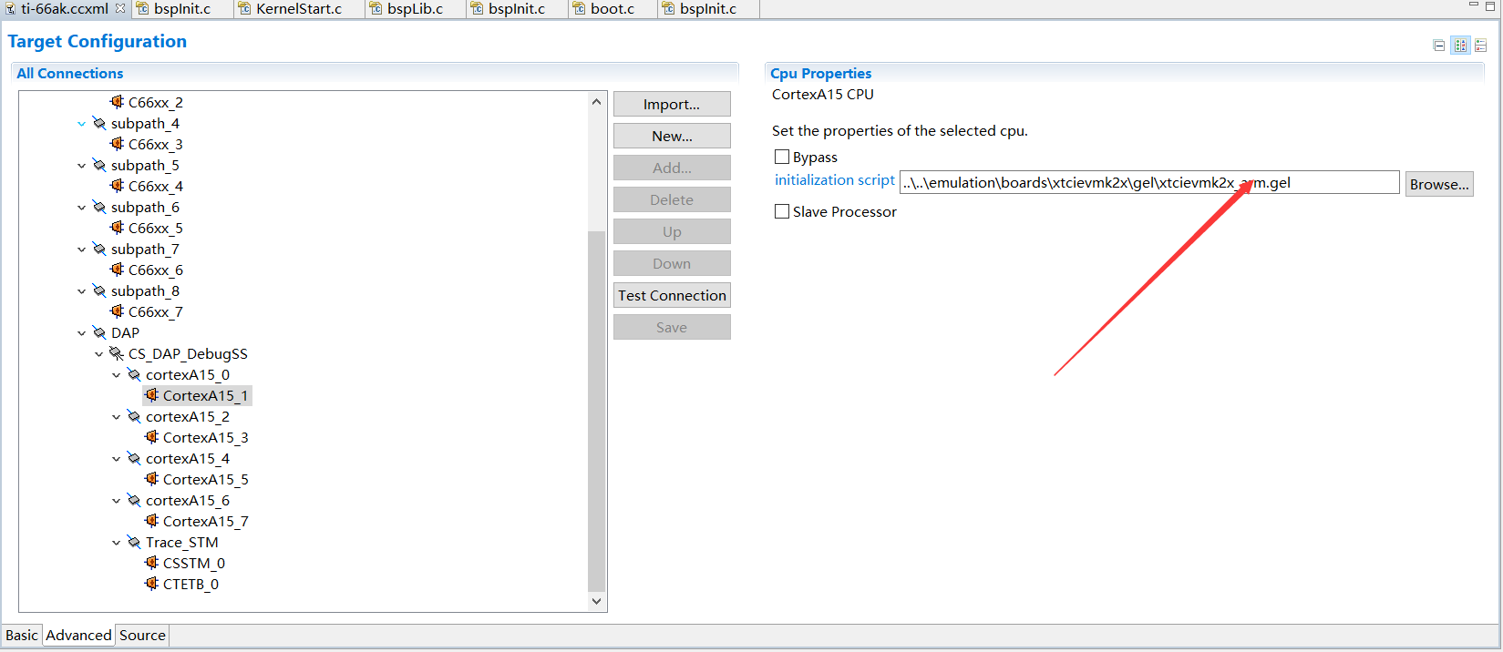 图9 加载gel文件