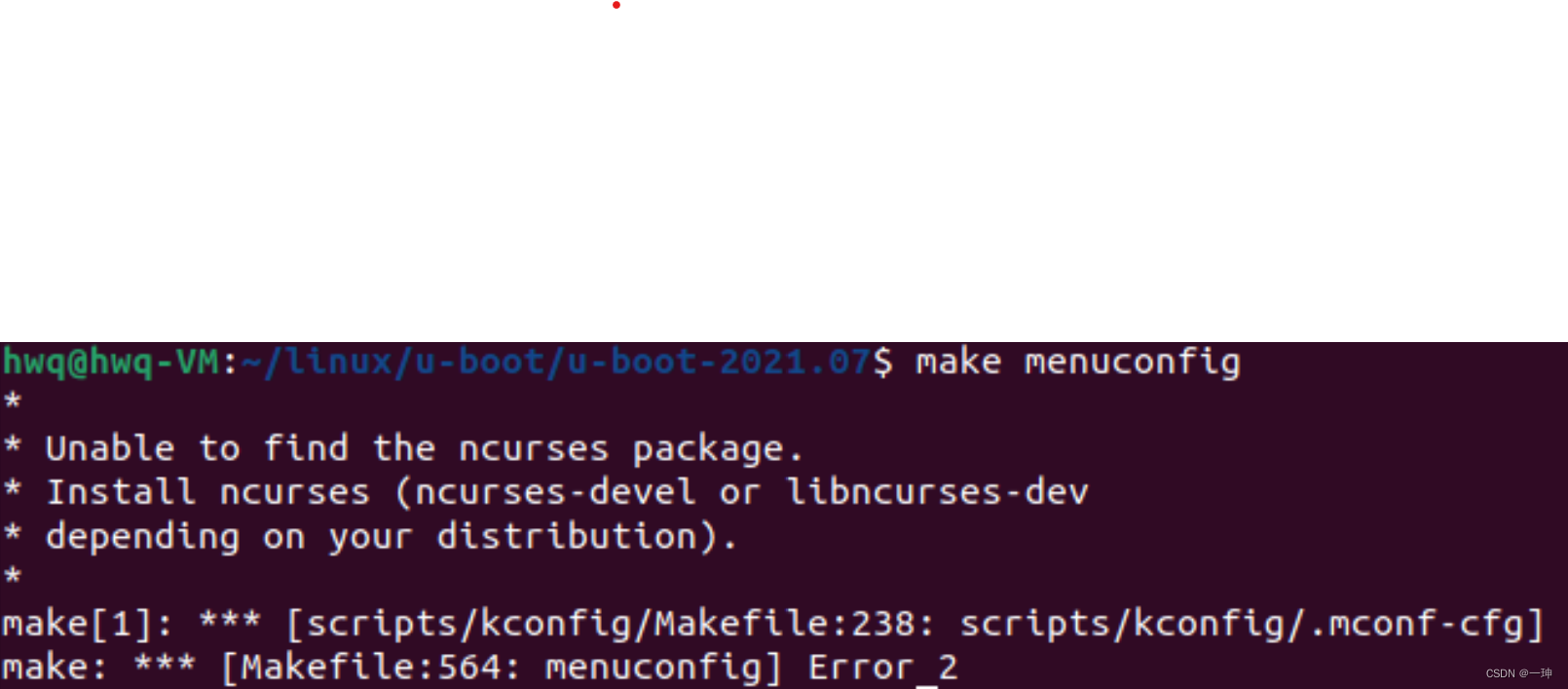 Ubuntu U-boot移植编译错误[bad value ('generic-armv7-a') for