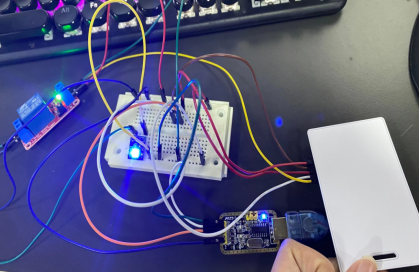 RFID解码模块与继电器控制LED灯