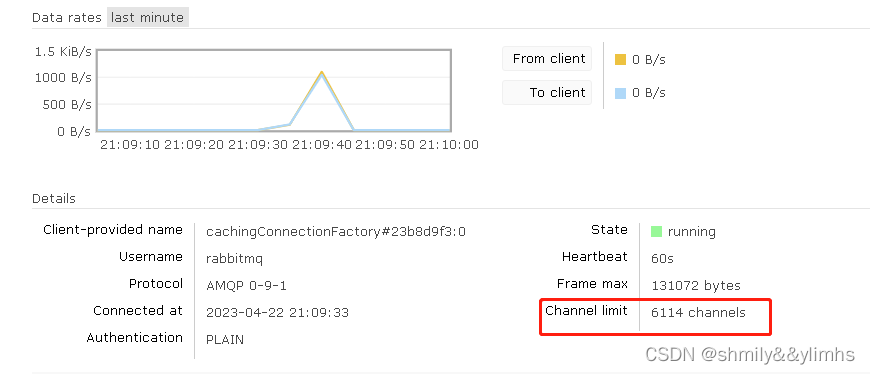 解决RabbitMQ的The channelMax limit is reached. Try later.