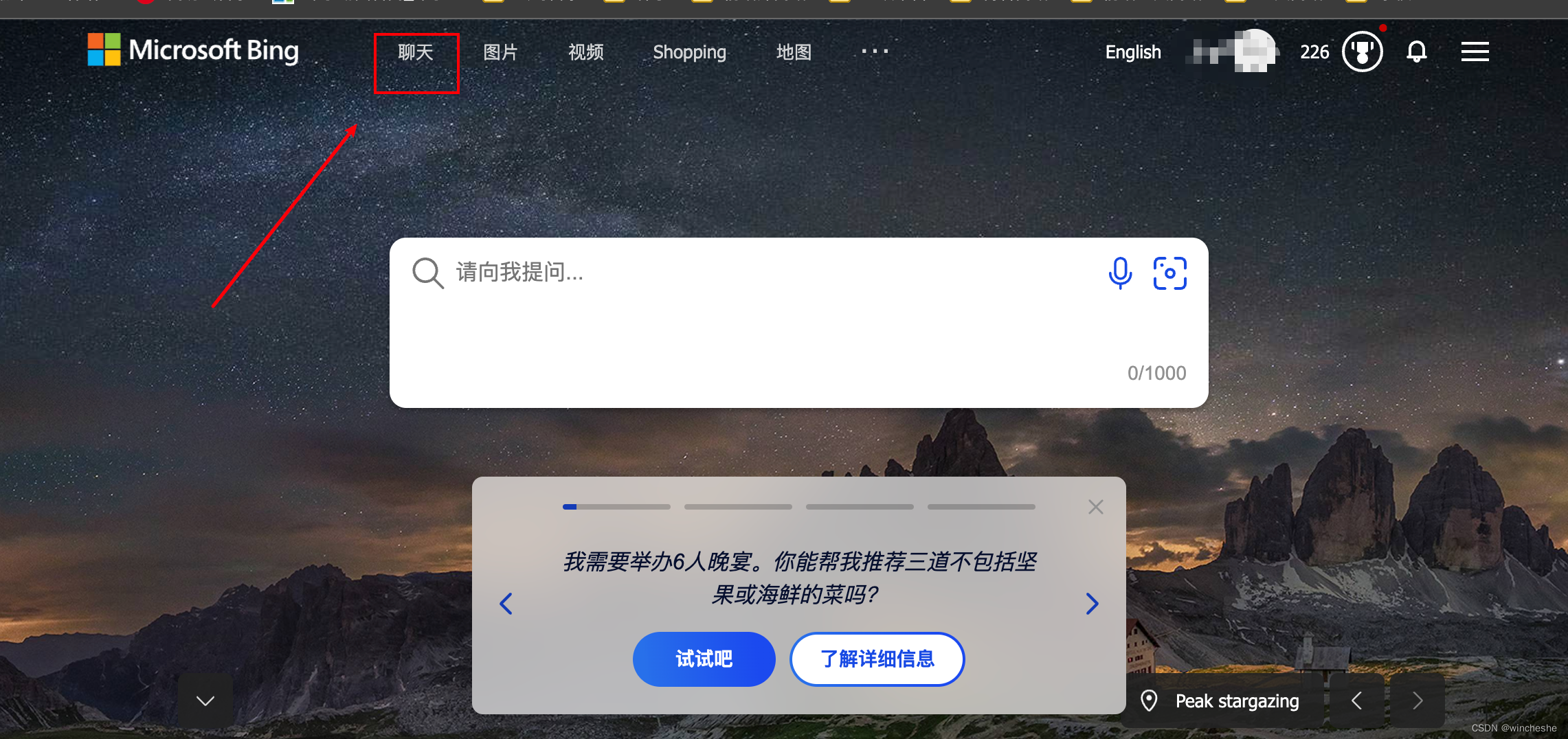 关于edge浏览器 new bing 已申请且通过后没有出现聊天功能的问题解决