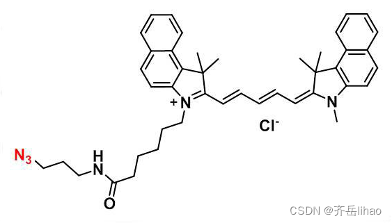 CY5.5(Cyanine5.5) azide, 10 mM/DMSO，花菁染料Cy5.5标记叠氮