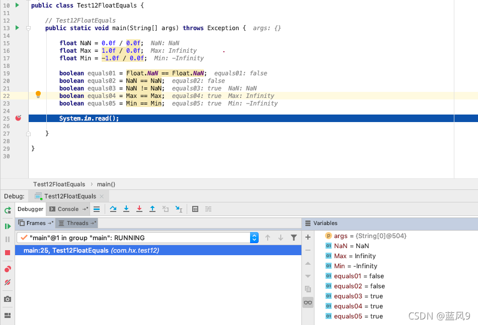 45 Float.NaN == Float.NaN 为 false 是怎么实现的?-CSDN博客