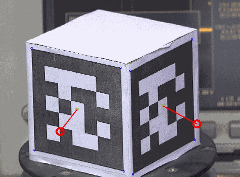 ▲ 图3.1.3  动态提取Apriltag法向量