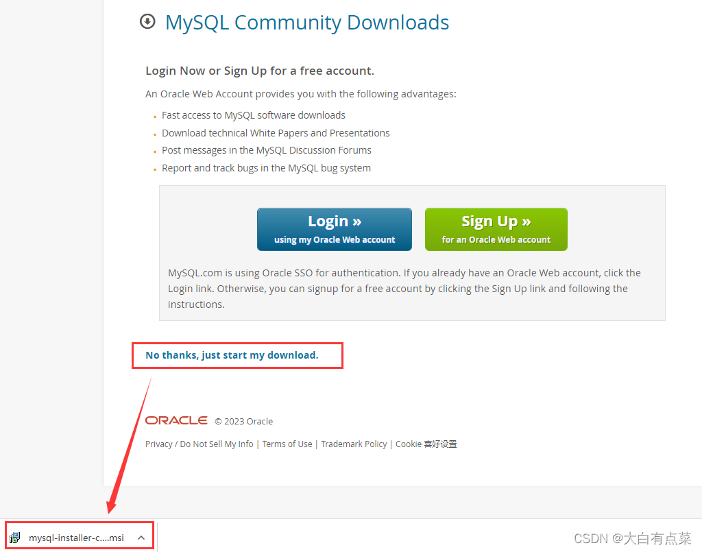 Download MySQL-8.0.32 installation package 4