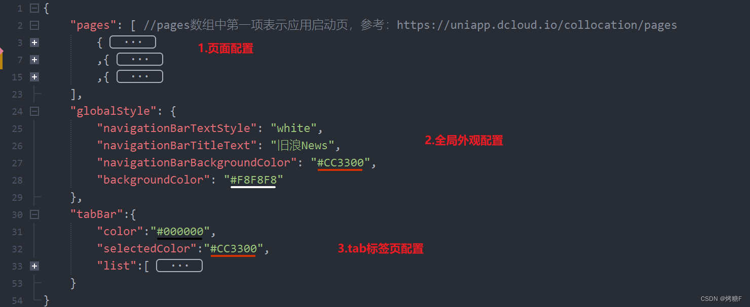 pages.json页面配置