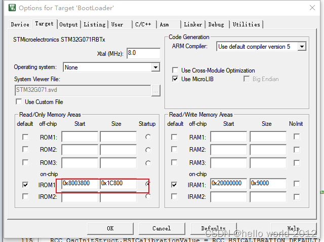 单Bank OTA升级：STM32G071 APP (二)