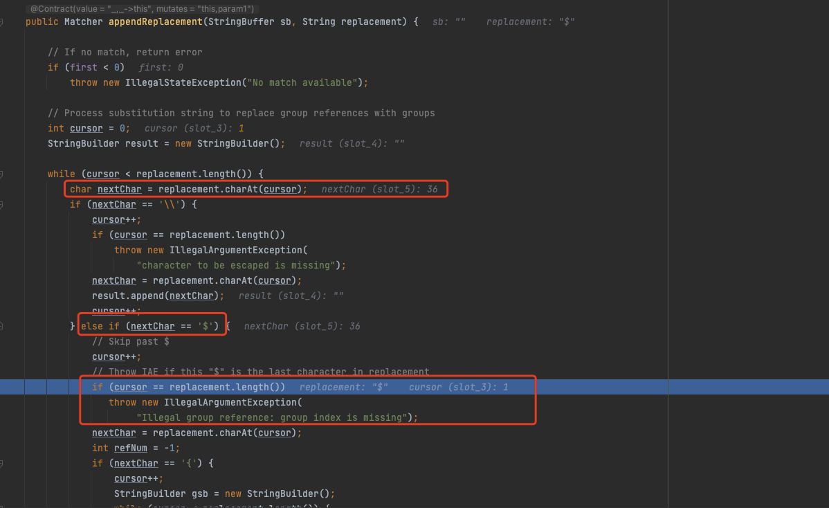 Java异常:java.lang.IllegalArgumentException: Illegal group reference ...