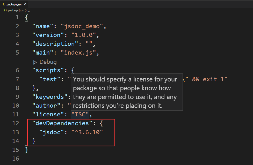 JSDOC installation and configuration - Programmer Sought