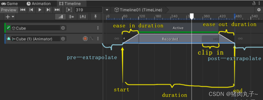 【unity3D】TimeLine(详细图解）