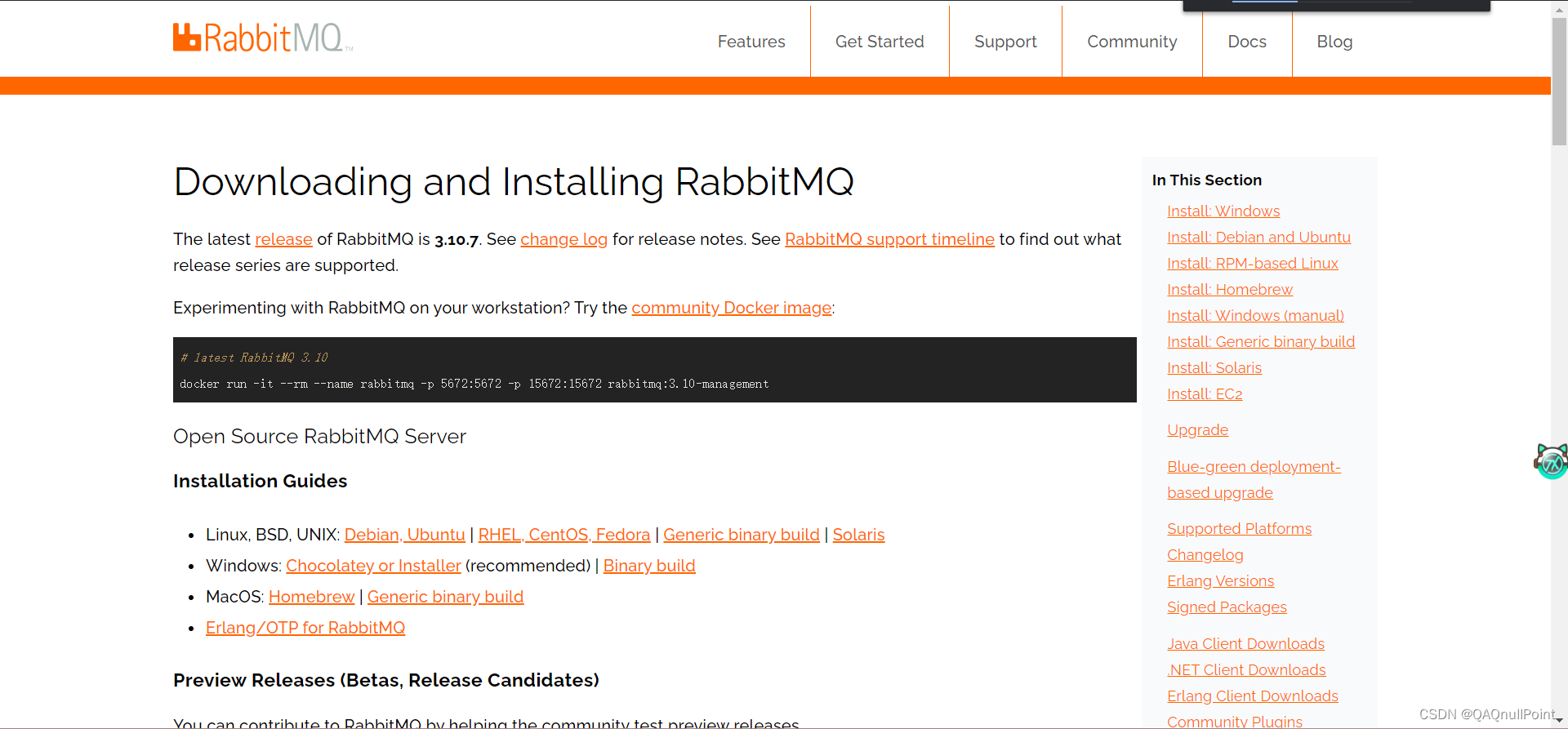 RibbitMQ的官网图