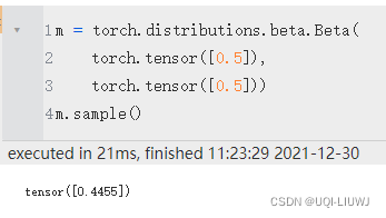 pytorch 笔记：torch.distributions 概率分布相关（更新中）