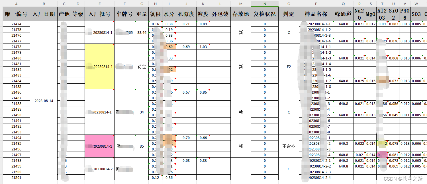 easyexcel合并单元格底色