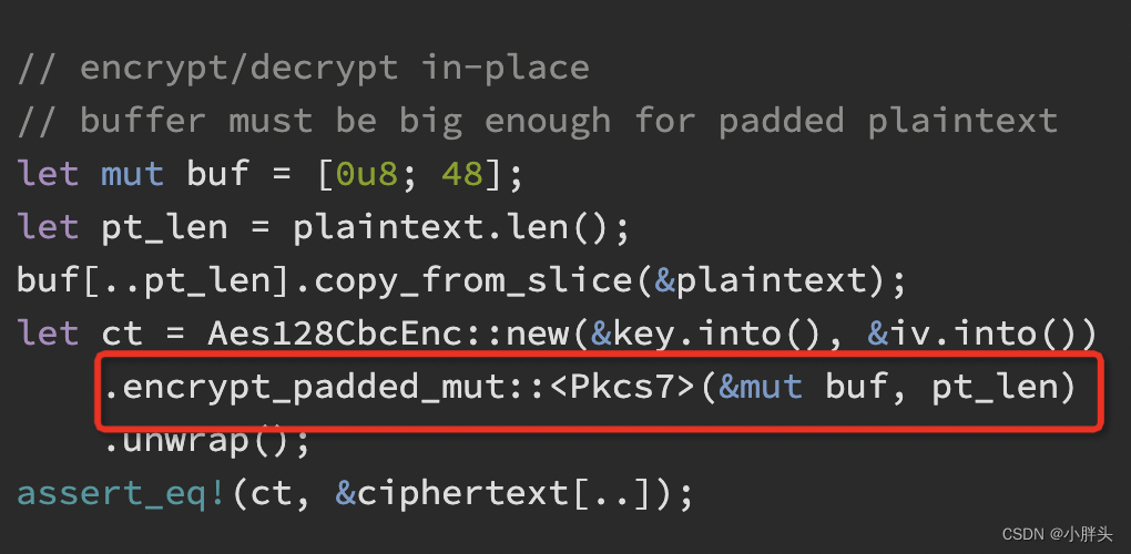 Rust中AES加密算法的基本使用_rust加密库CSDN博客