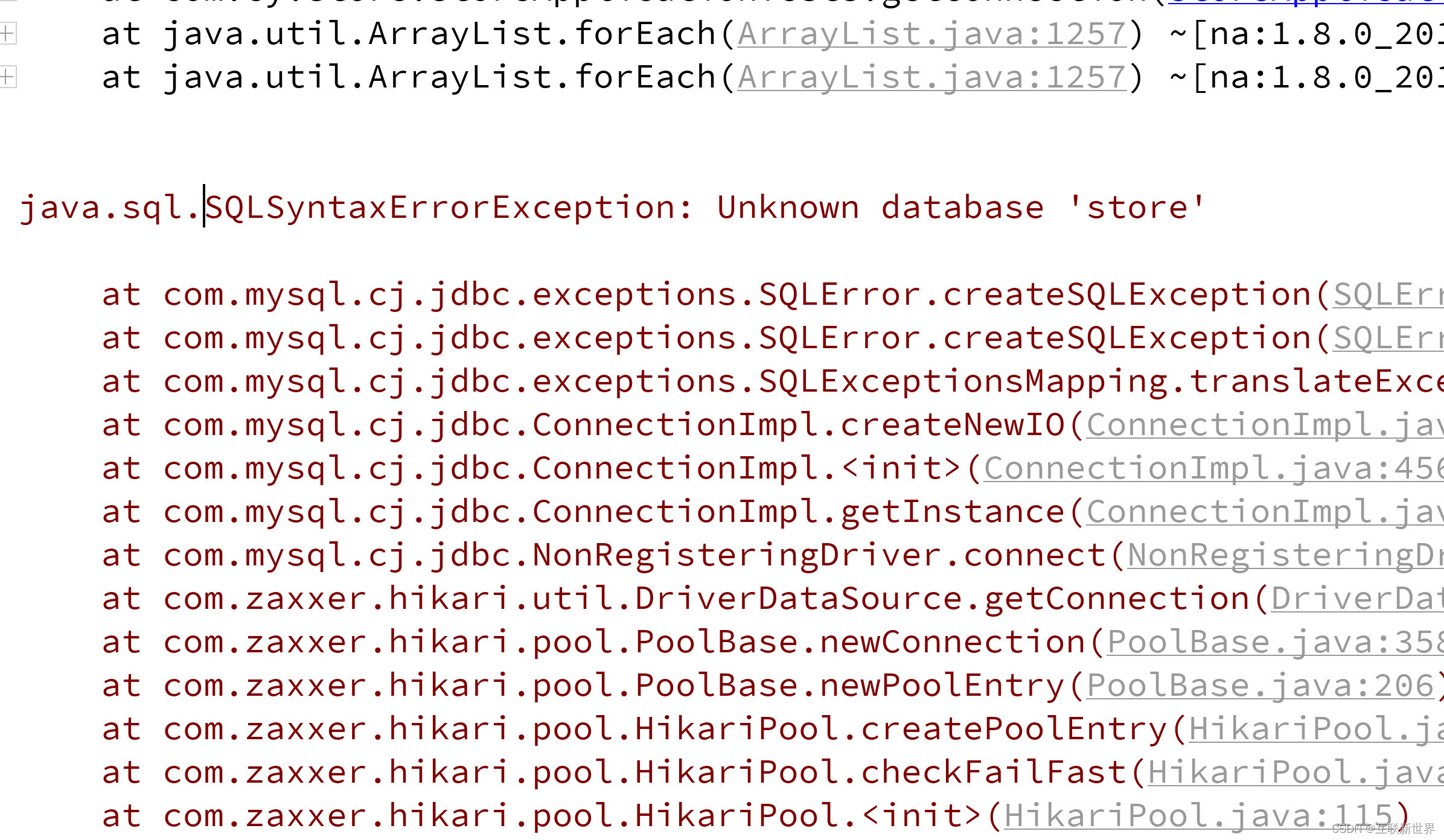 运行测试类时出现错误，警告 TestEngine with ID ‘junitvintage‘ failed to discover
