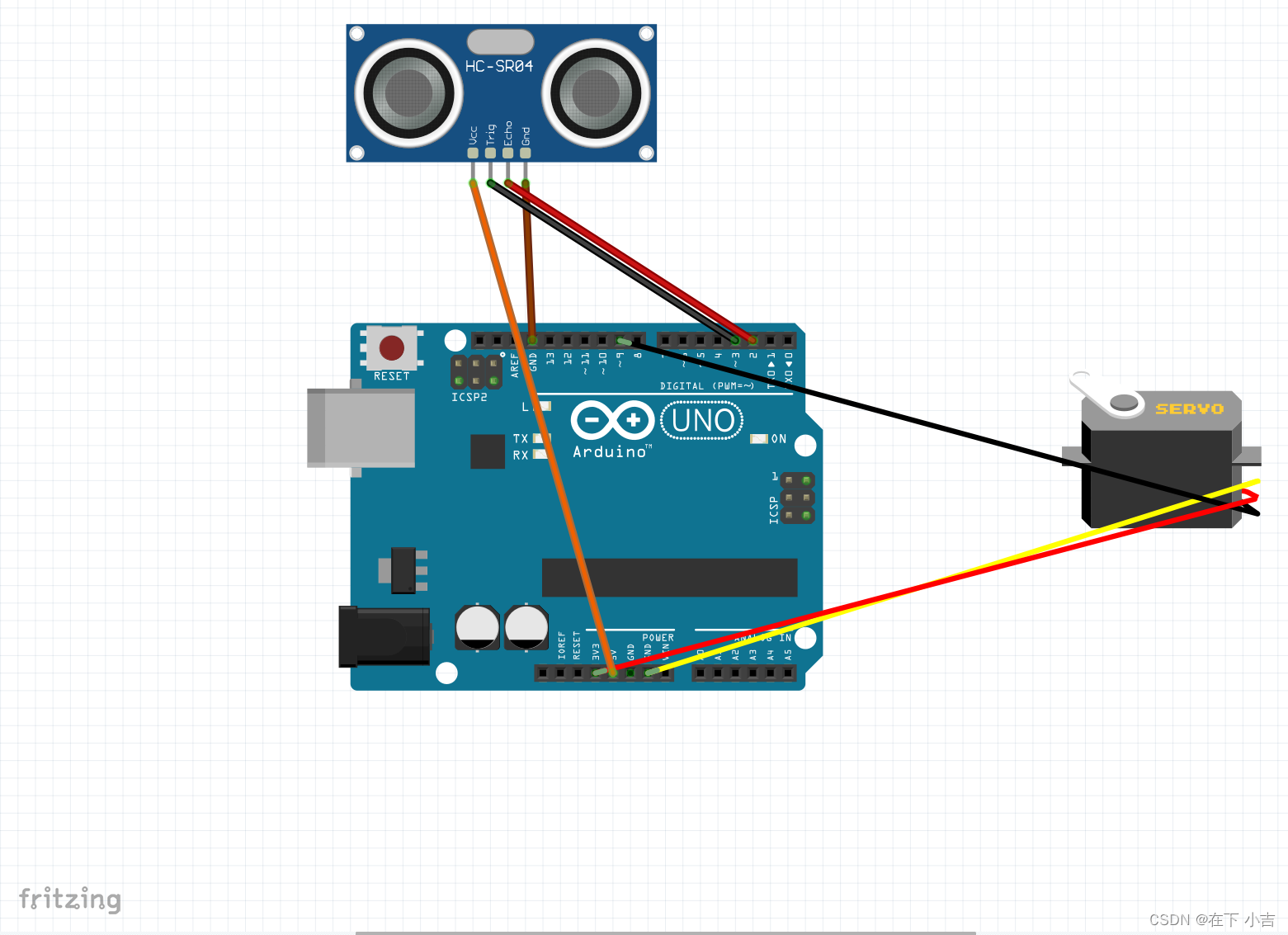 【arduino】超声波垃圾桶