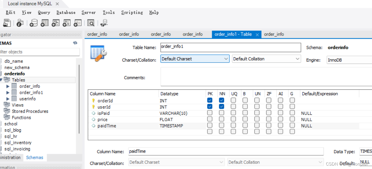 Mysql Workbench的datatype设置问题_mysqlworkbench Datatype-CSDN博客