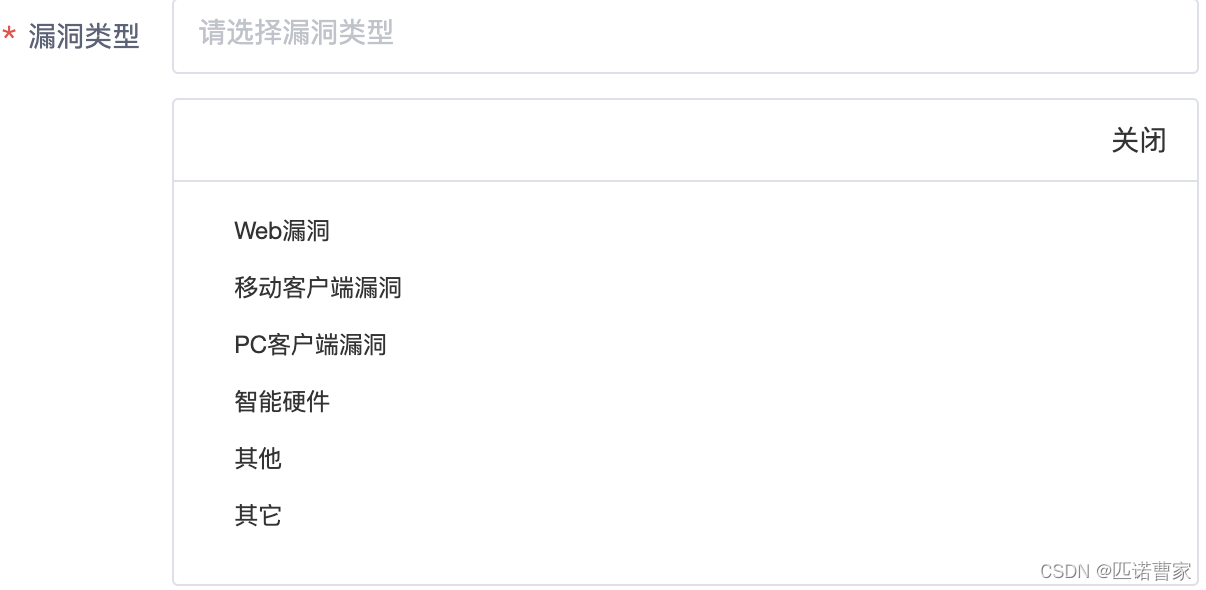 漏洞类型-漏洞盒子