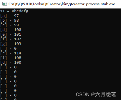 実行結果 strcpy