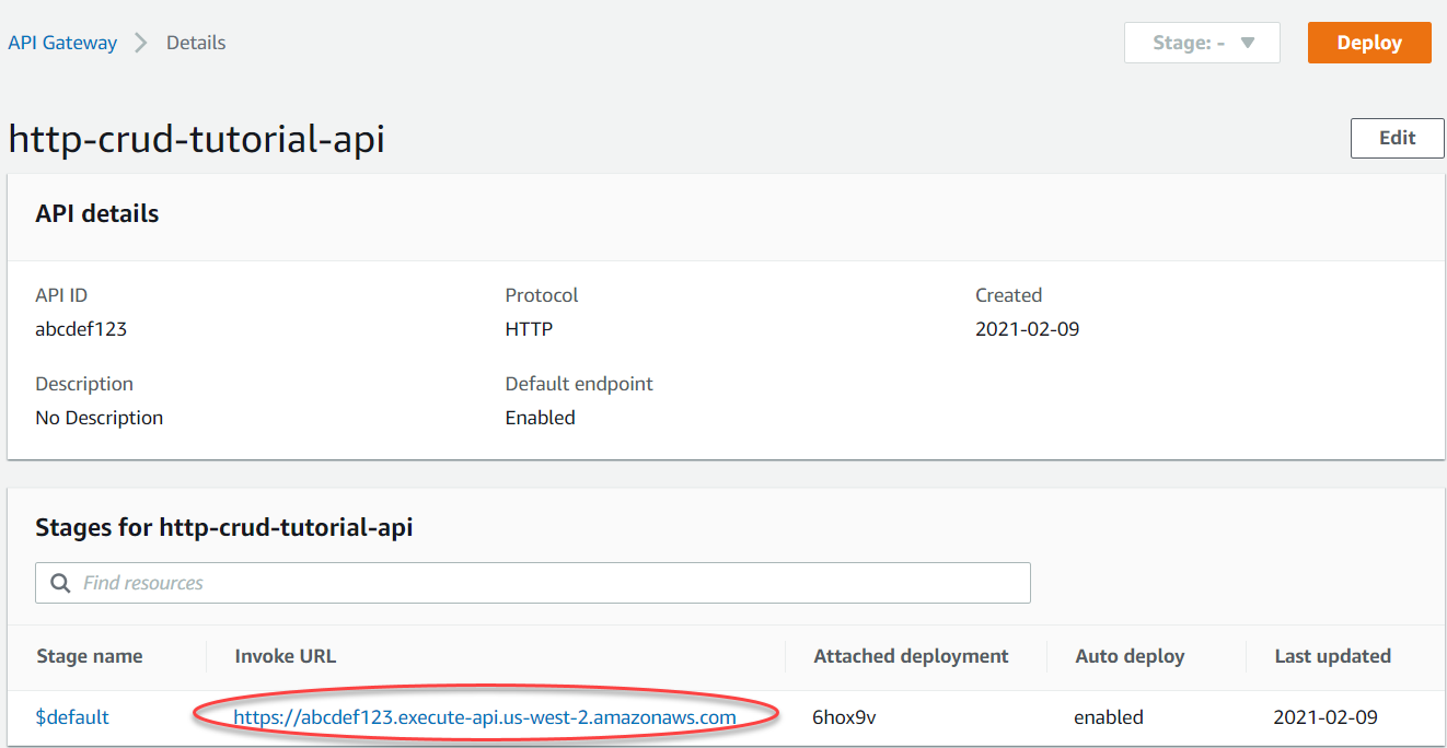 aws api gateway 用Lambda和DynamoDB建立一个CRUD API