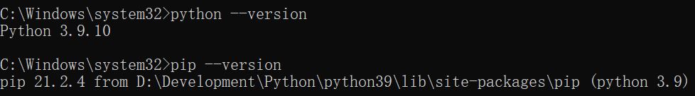 python安装成功