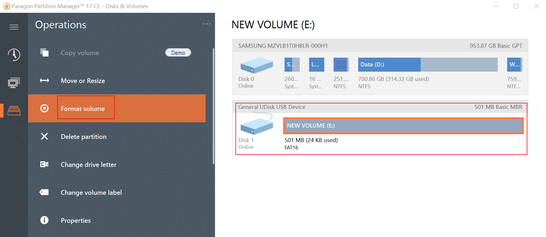 linux U盘无法使用，提示“Partition table entries are not in disk order“