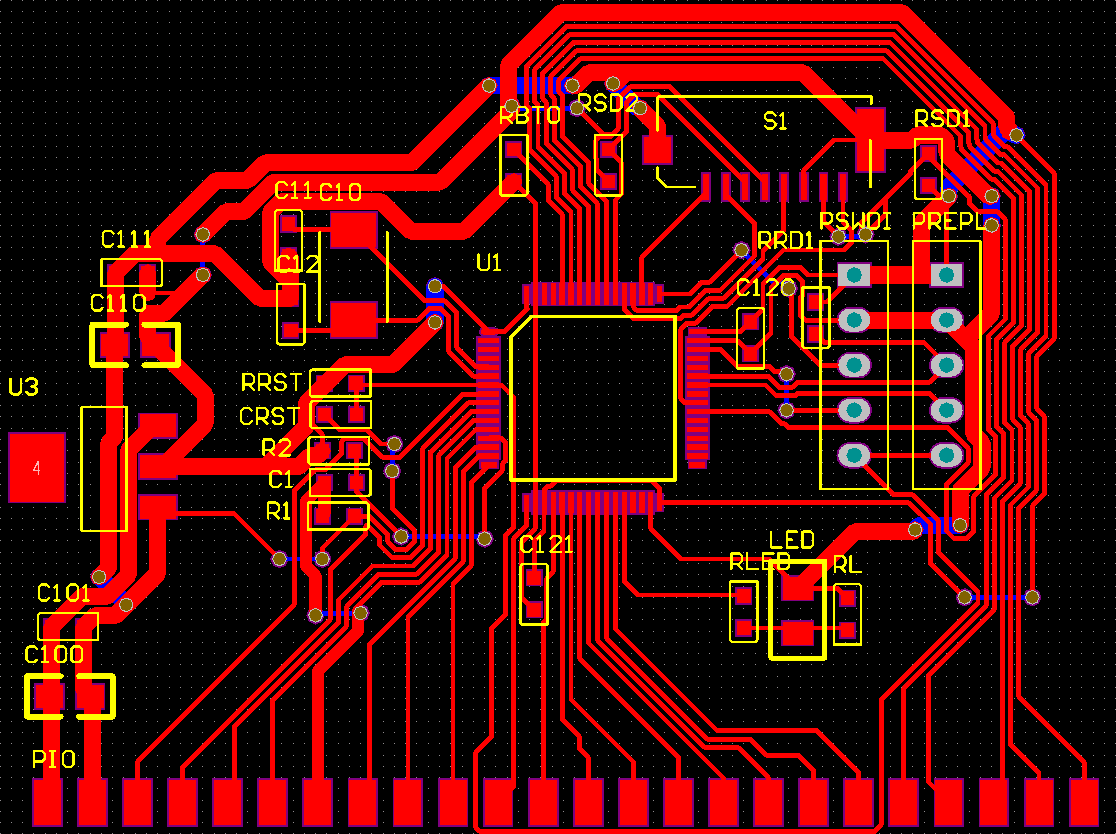 ▲ 图1.2.1 PCB 版图