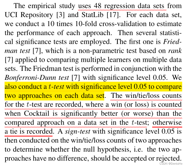 如何计算wintailoss In Paired T Testwin Tie Loss Csdn博客