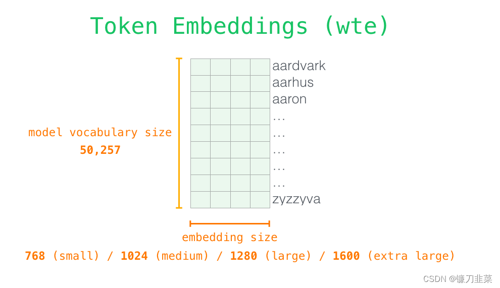 Token Embeddings