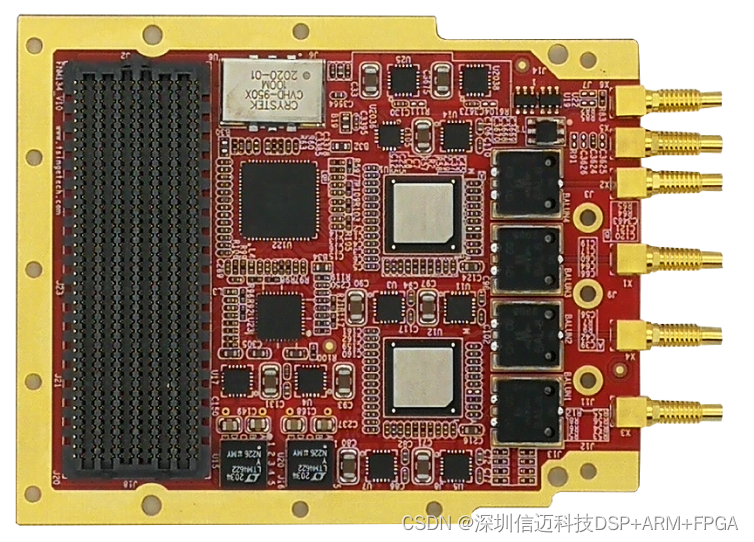 AD9680+JESD204B接口+FPGA FMC高速率数据采集板卡