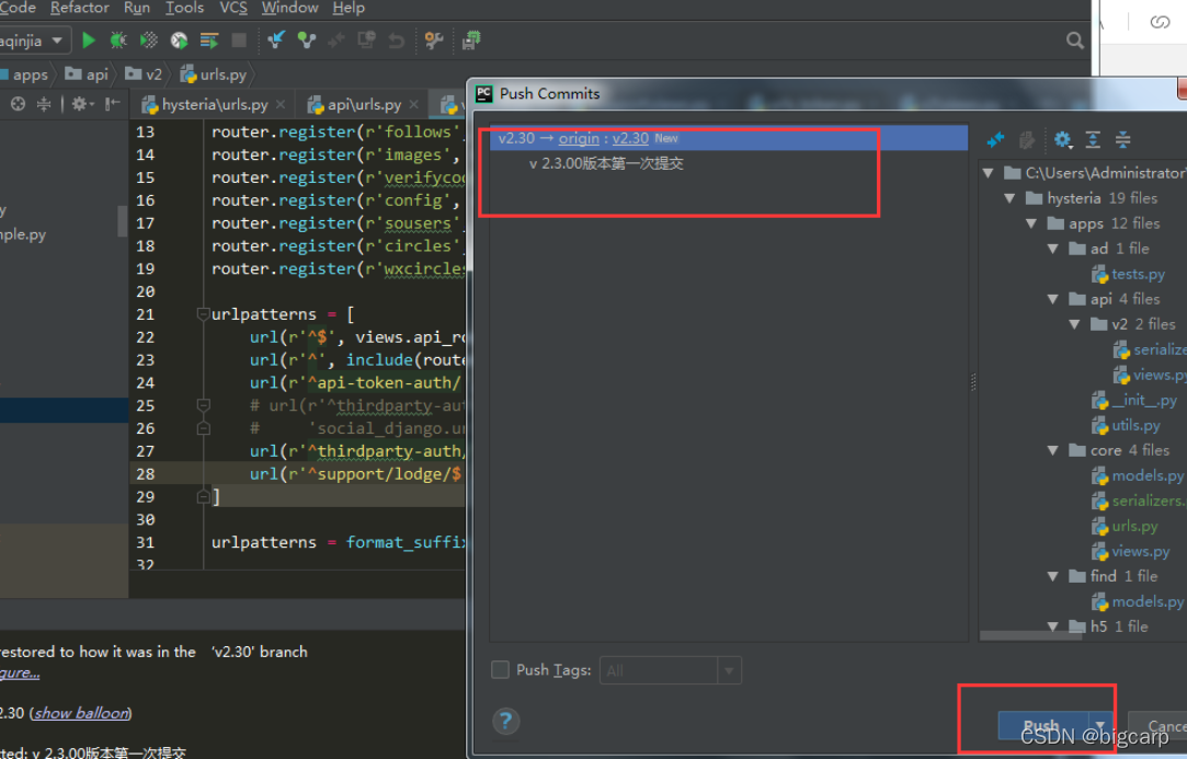 Pycharm Pycharm Git Local Push Remote CSDN