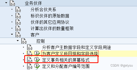 多个信贷范围时客户主数据界面的定制(套头和信用缴纳范围=信贷范围）