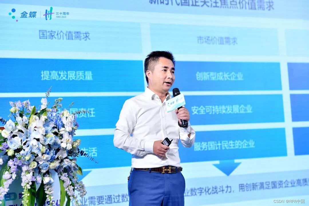 Sun Hong, General Manager of the State-owned Assets Business Department of Kingdee China