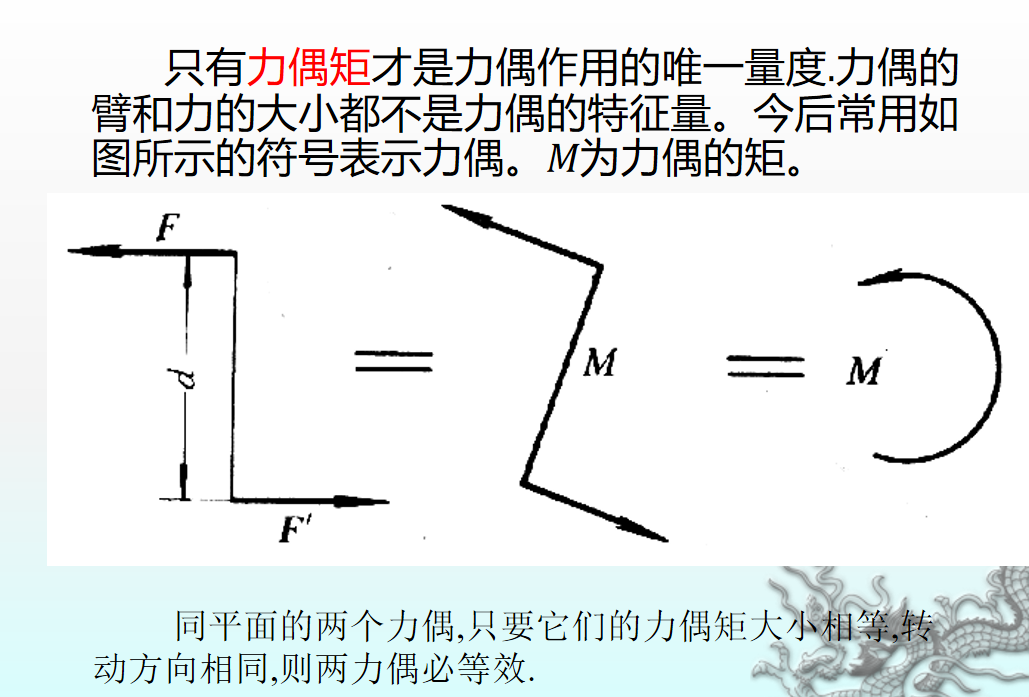 工程力学(3)—平面力偶系