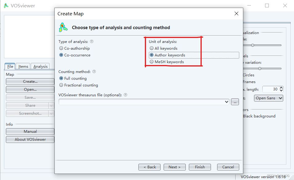 VOSviewer：高频关键字段共现网络制作入门教程（以PubMed数据为例）CSDN博客