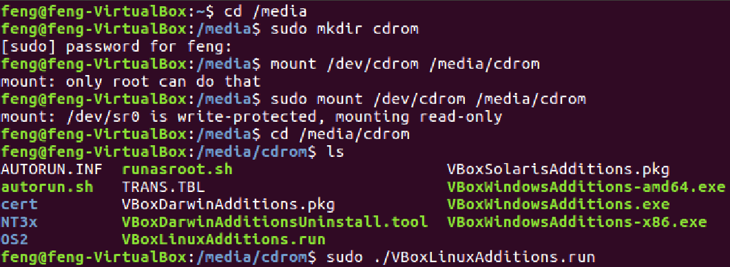 Could not mount the media/drive ‘D:\Ubuntu\VBoxGuestAdditions.iso‘ (VERR_PDM_MEDIA_LOCKED).