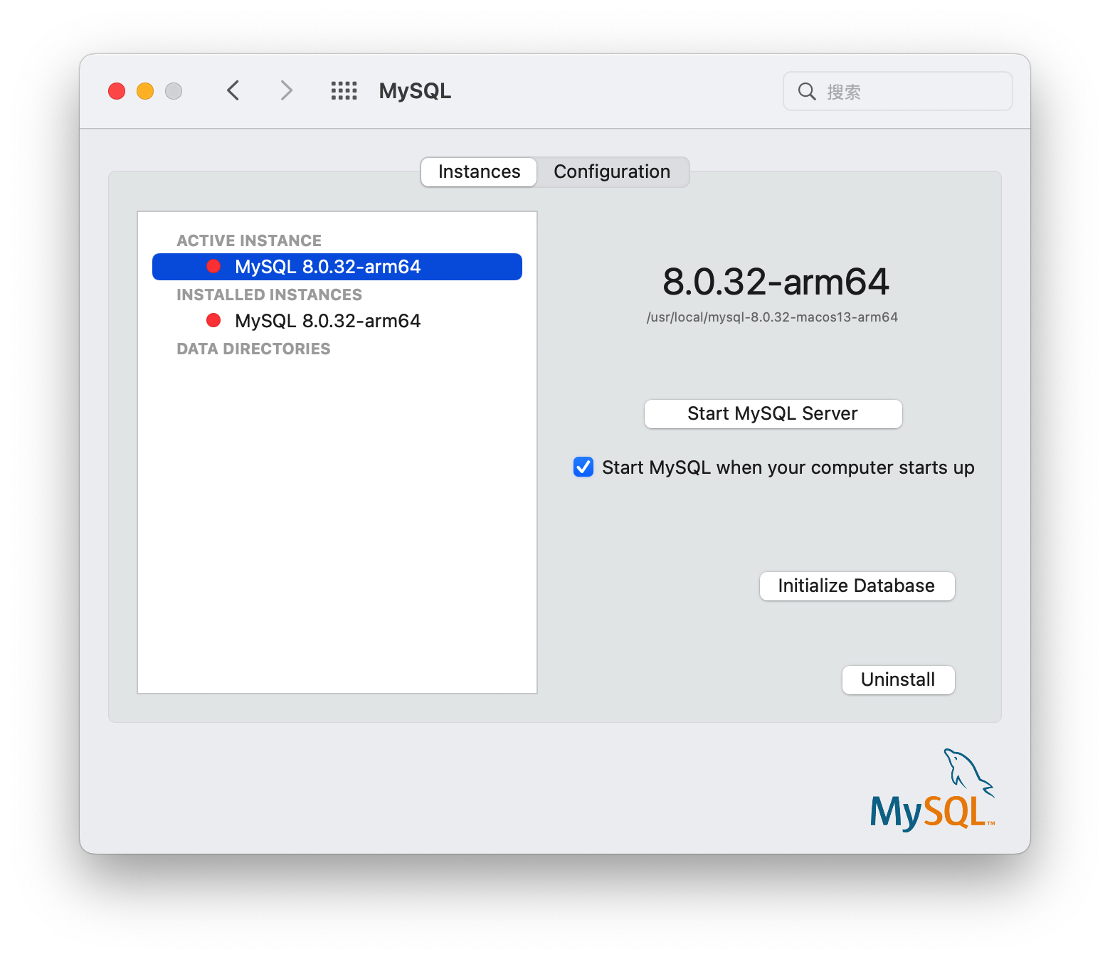 MySql启动错误(Mac系统 安装 mysql-8.0.32-macos13-arm64 后每次点击启动 无法启动) --- 已解决
