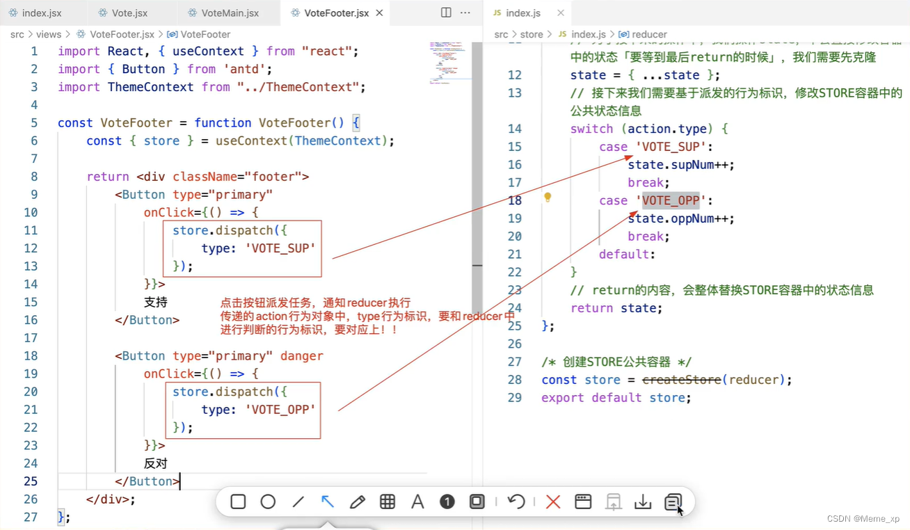 Redux的基础操作和思想