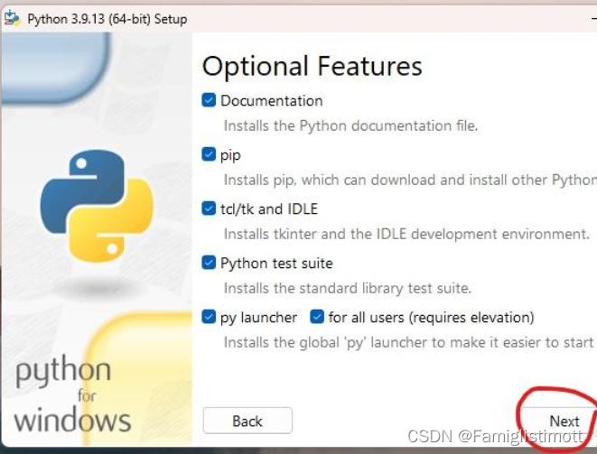 Python安装与配置（win11安装配置python3.9)_python 3.9 installer-CSDN博客