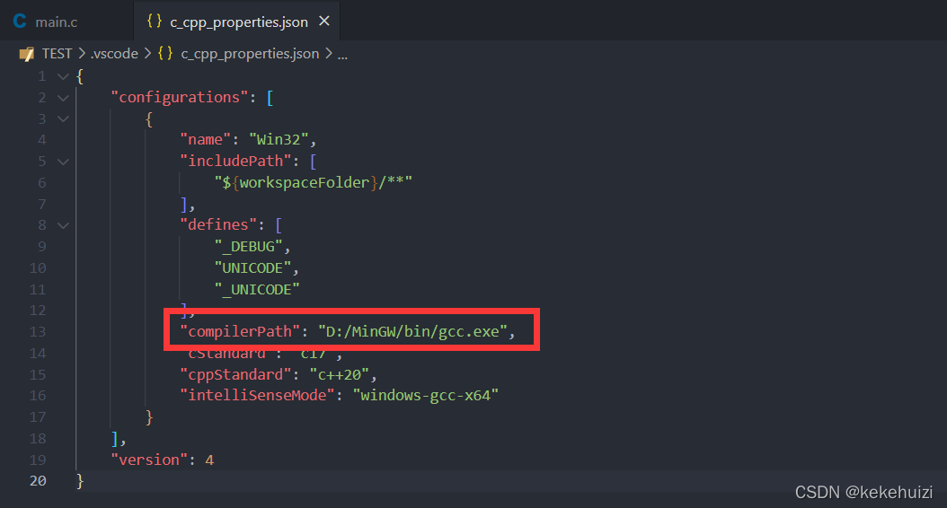 VSCode配置C/C++环境,使用MinGW编译器_vscode使用mingw-CSDN博客