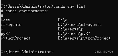 Anaconda下明明有虚拟环境但是conda list查不到