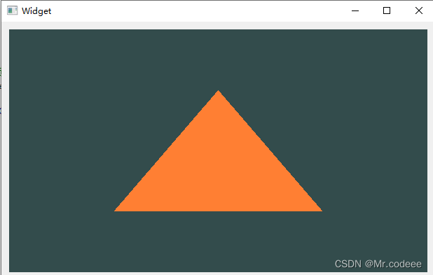 OpenGL实现第一个窗口-三角形