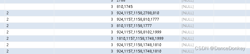 mysql将某一列的数据根据固定字符拆分后判断存不存在