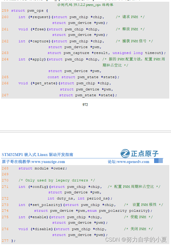 pwm_ops结构体