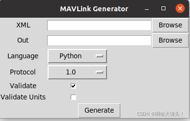 MAVLink Generate